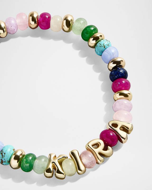 Semi Precious Bubble Custom Bracelet